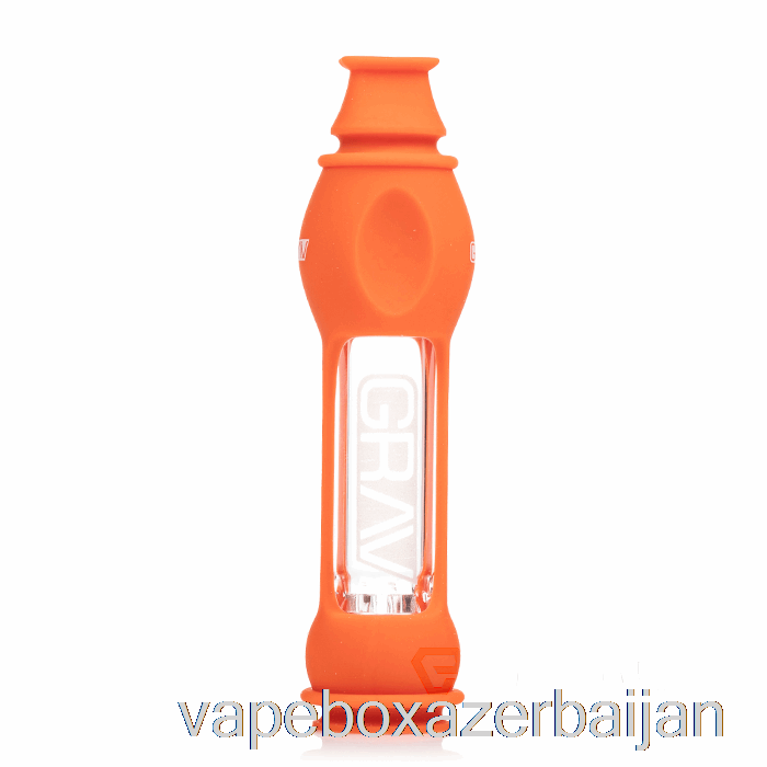 Vape Baku GRAV Octo-Taster with Silicone Skin Scarlet Orange